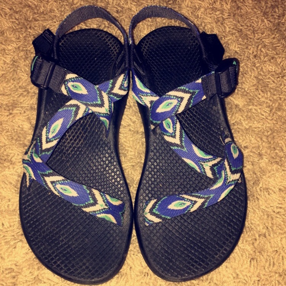 Blue Single Strap Chacos